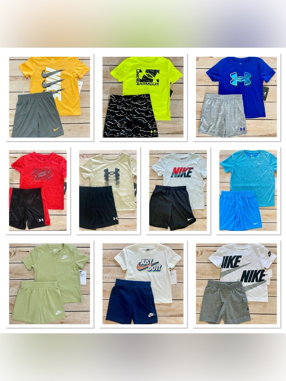 Nike Kids T-Shirt and Short Sets NWT Size 4T Spring Summer Pick 4